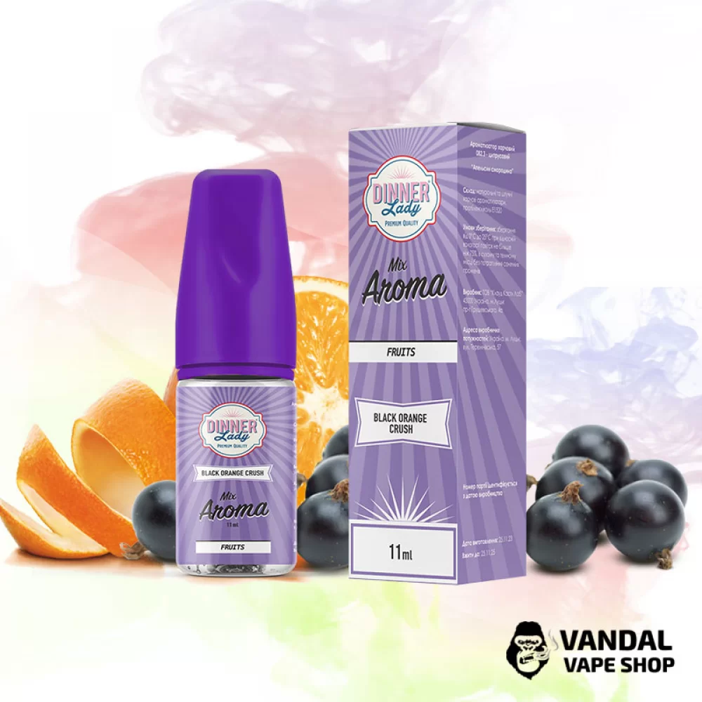 Набір для самозамісу Dinner Lady 30 мл 50 мг - зі смаком апельсина з чорною смородиною