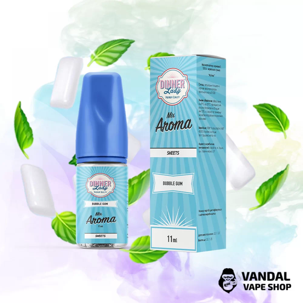 Набор для самозамеса Dinner Lady 30 мл 50 мг - со вкусом жвачки