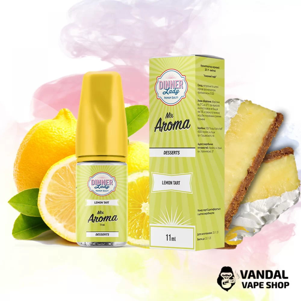 Набор для самозамеса Dinner Lady 30 мл 50 мг - со вкусом лимонной выпечки