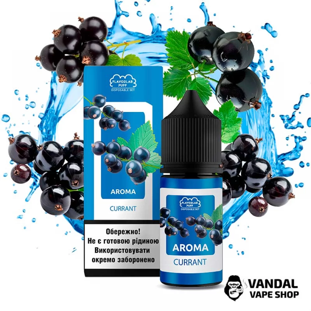 Набор для самозамеса Flavorlab Disposable Puff 30 мл 50 мг со вкусом смородины