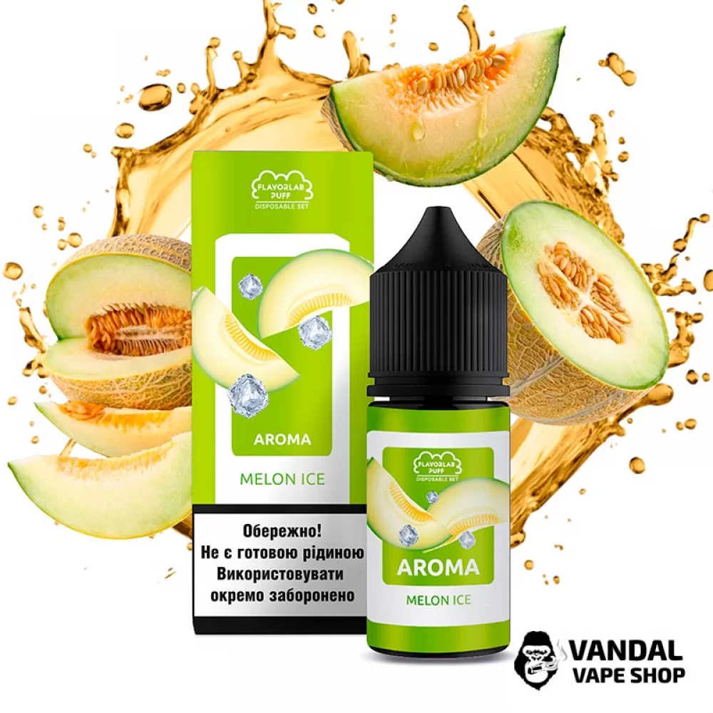 Набор для самозамеса Flavorlab Disposable Puff 30 мл 50 мг со вкусом дыни с холодком