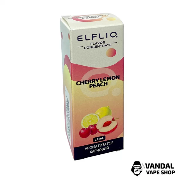 Набір для самозамісу Elf Liq 30 мл 50 мг мг зі смаком персика, вишні та лимона Набір для самозамісу Elf Liq 30 мл 50 мг мг зі смаком персика, вишні та лимона