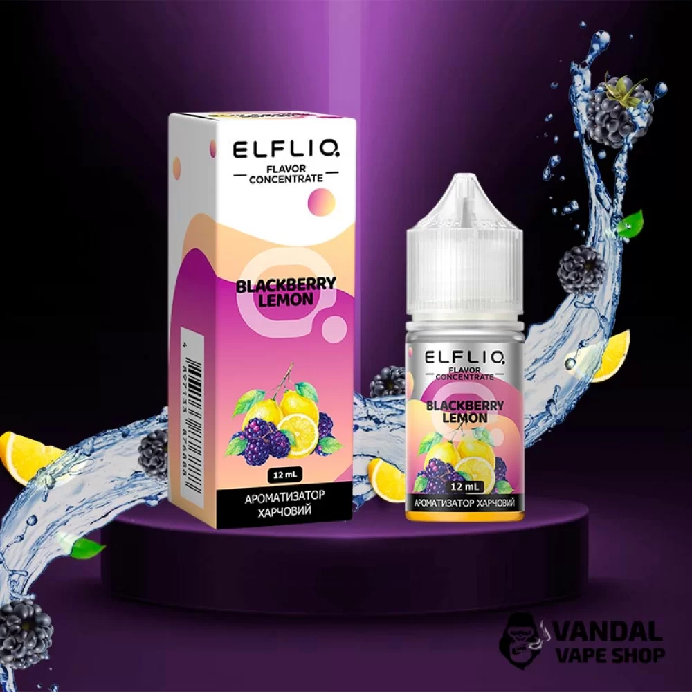 Набор для самозамеса Elf Liq 30 мл 50 мг со вкусом ежевики с кислинкой лимона