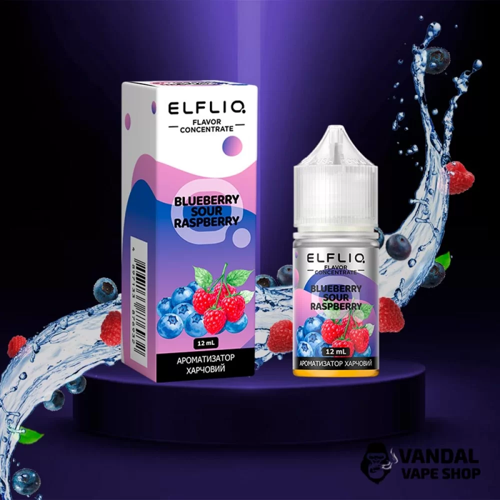 Набор для самозамеса Elf Liq 30 мл 50 мг со вкусом черники с кислой малиной