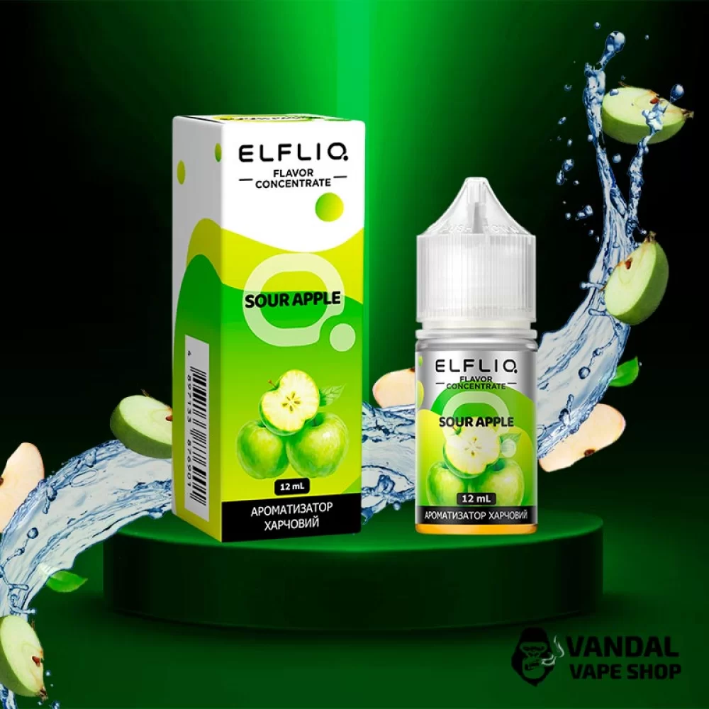 Набор для самозамеса Elf Liq 30 мл 50 мг со вкусом кислого яблока