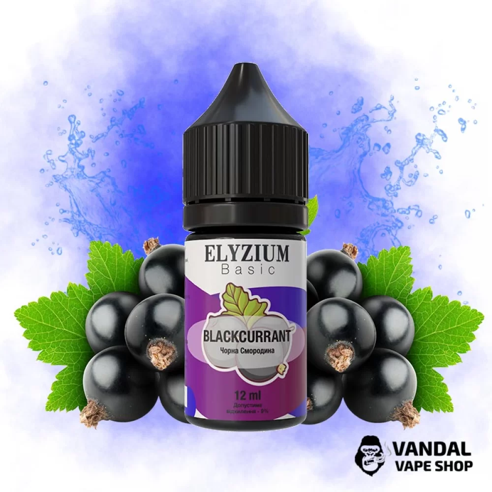 Набор для самозамеса Elyzium 30 мл 50 мг - со вкусом домашней черной смородины Набор для самозамеса Elyzium 30 мл 50 мг - со вкусом домашней черной смородины
