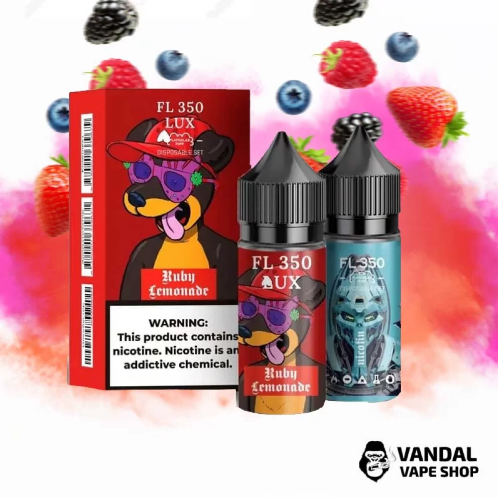 Набор для самозамеса FL350 Salt 30 мл 50 мг со вкусом Рубиновый ягодный лимонад