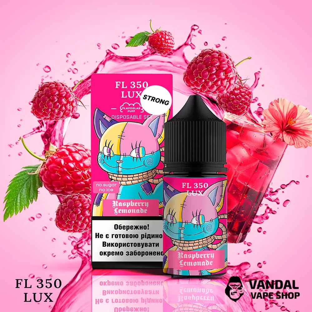 Набір для самозамісу FL350 Lux Strong Salt 30 мл 50 мг зі смаком лимонаду з малини