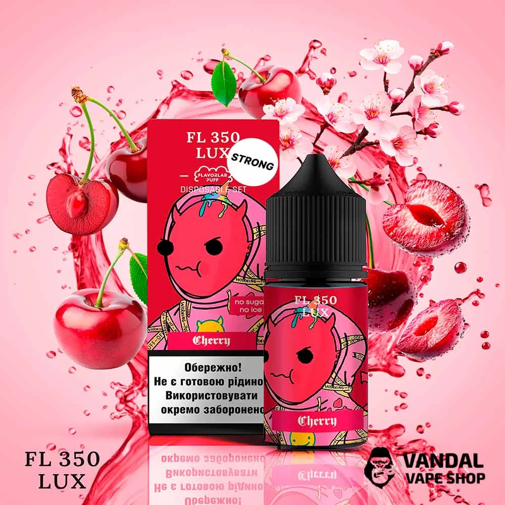 Набір для самозамісу FL350 Lux Strong Salt 30 мл 50 мг зі смаком вишні