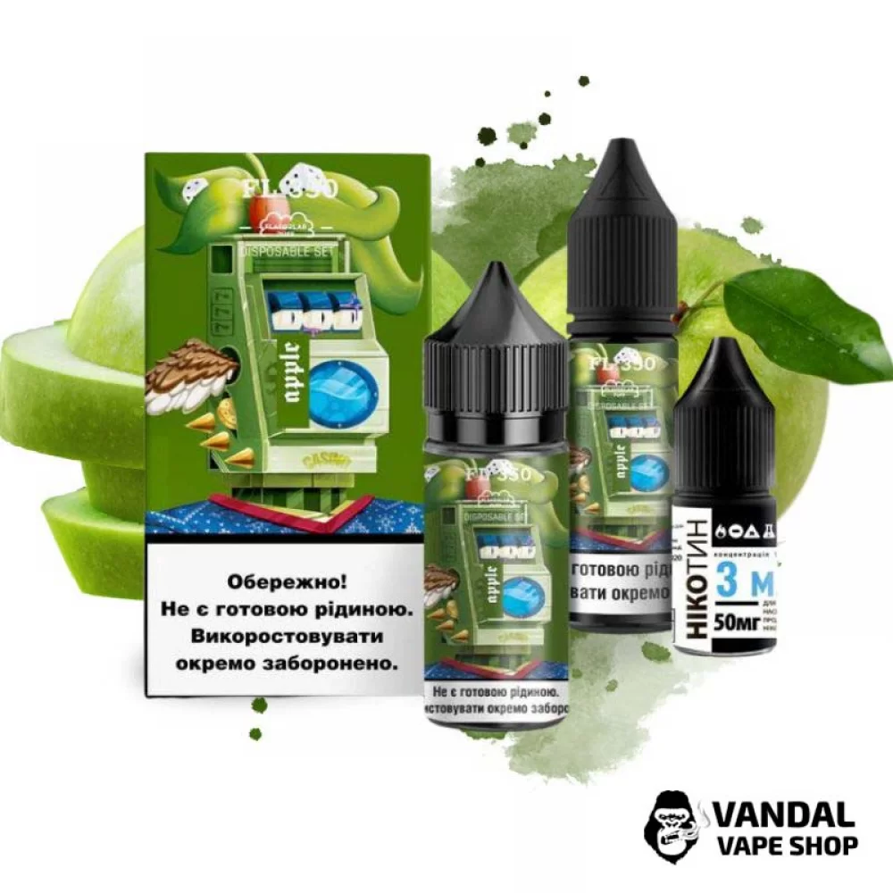 Набір для самозамісу FL350 Salt 30 мл 50 мг зі смаком яблука