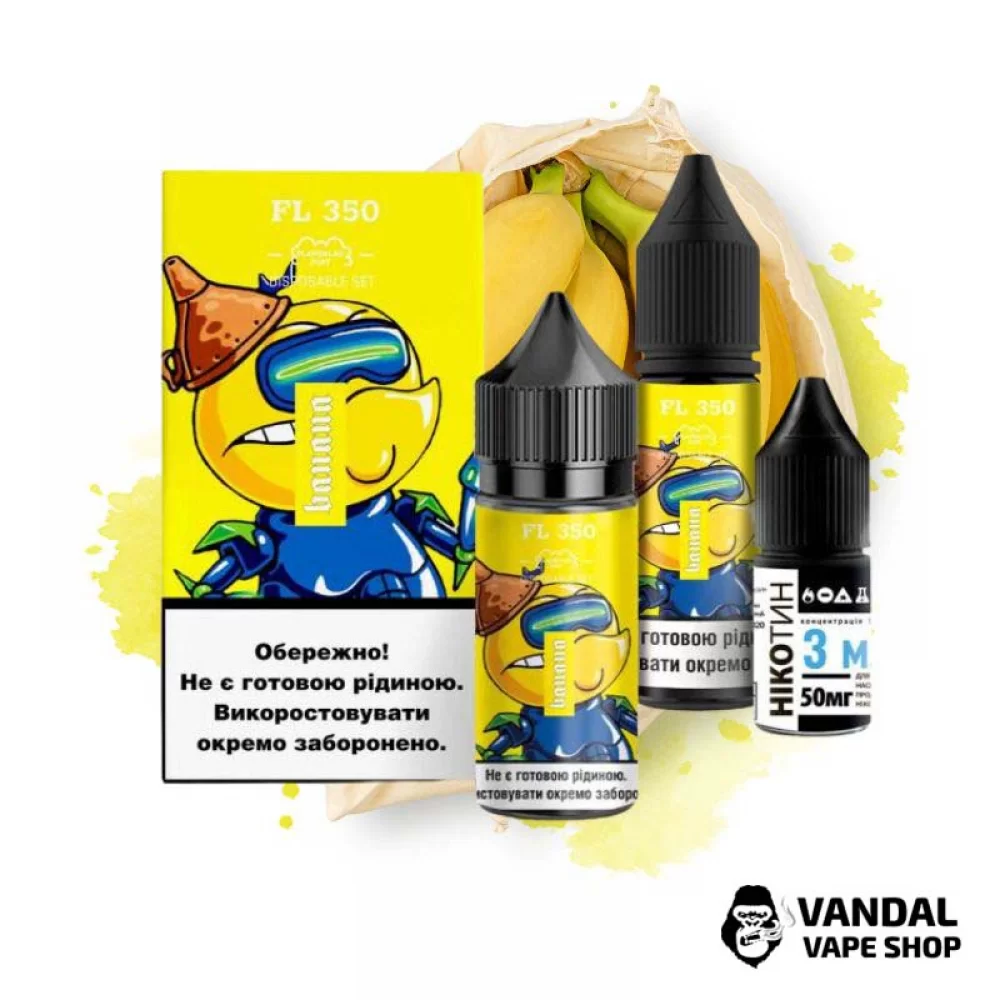 Набір для самозамісу FL350 Salt 30 мл 50 мг зі смаком банана