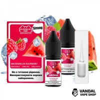 Набір для самозамісу Flavorlab Disposable Puff Strong - Watermelon Raspberry 10 мл 50 мг