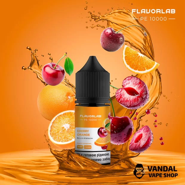 Набір для самозамісу Flavorlab PE 10000 30 мл 50 мг зі смаком вишні і апельсина