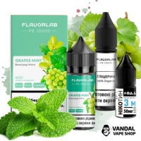 Набори для самозамісу Flavorlab PE 10000 30 мл - Grape Mint