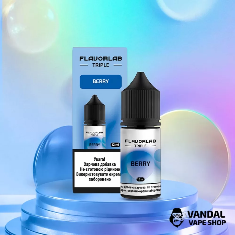 Набор для самозамеса Flavorlab Triple Strong 30 мл со вкусом ягод Набор для самозамеса Flavorlab Triple Strong 30 мл со вкусом ягод