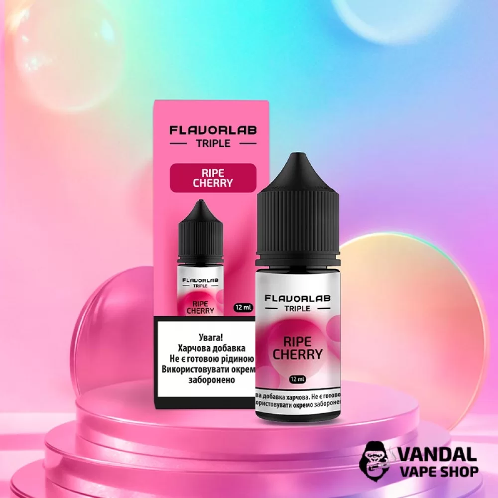 Набір для самозамісу Flavorlab Triple Strong 30 мл зі смаком стиглої вишні