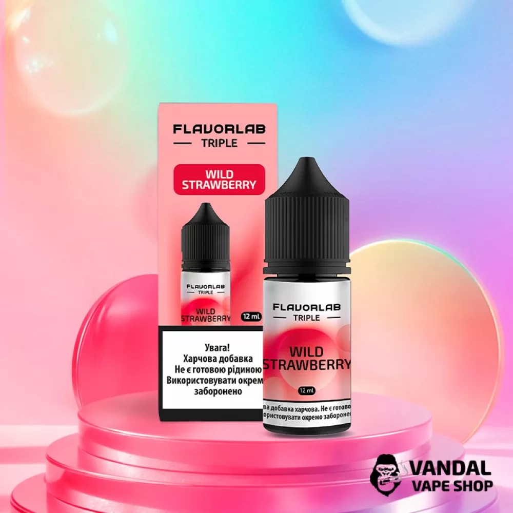 Набор для самозамеса Flavorlab Triple Strong 30 мл со вкусом земляники Набор для самозамеса Flavorlab Triple Strong 30 мл со вкусом земляники