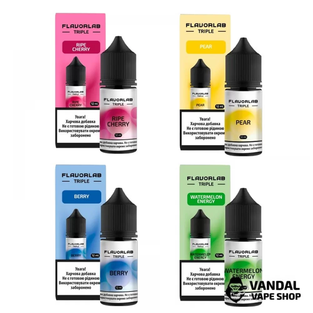 Набір для самозамісу Flavorlab Triple Strong 30 мл Набір для самозамісу Flavorlab Triple Strong 30 мл