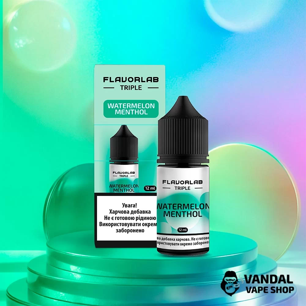 Набор для самозамеса Flavorlab Triple Strong 30 мл со вкусом арбуза и ментола Набор для самозамеса Flavorlab Triple Strong 30 мл со вкусом арбуза и ментола