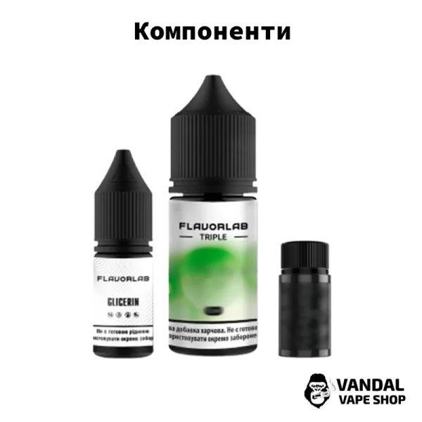 Набір для самозамісу Flavorlab Triple Strong 30 мл зі смаком груші