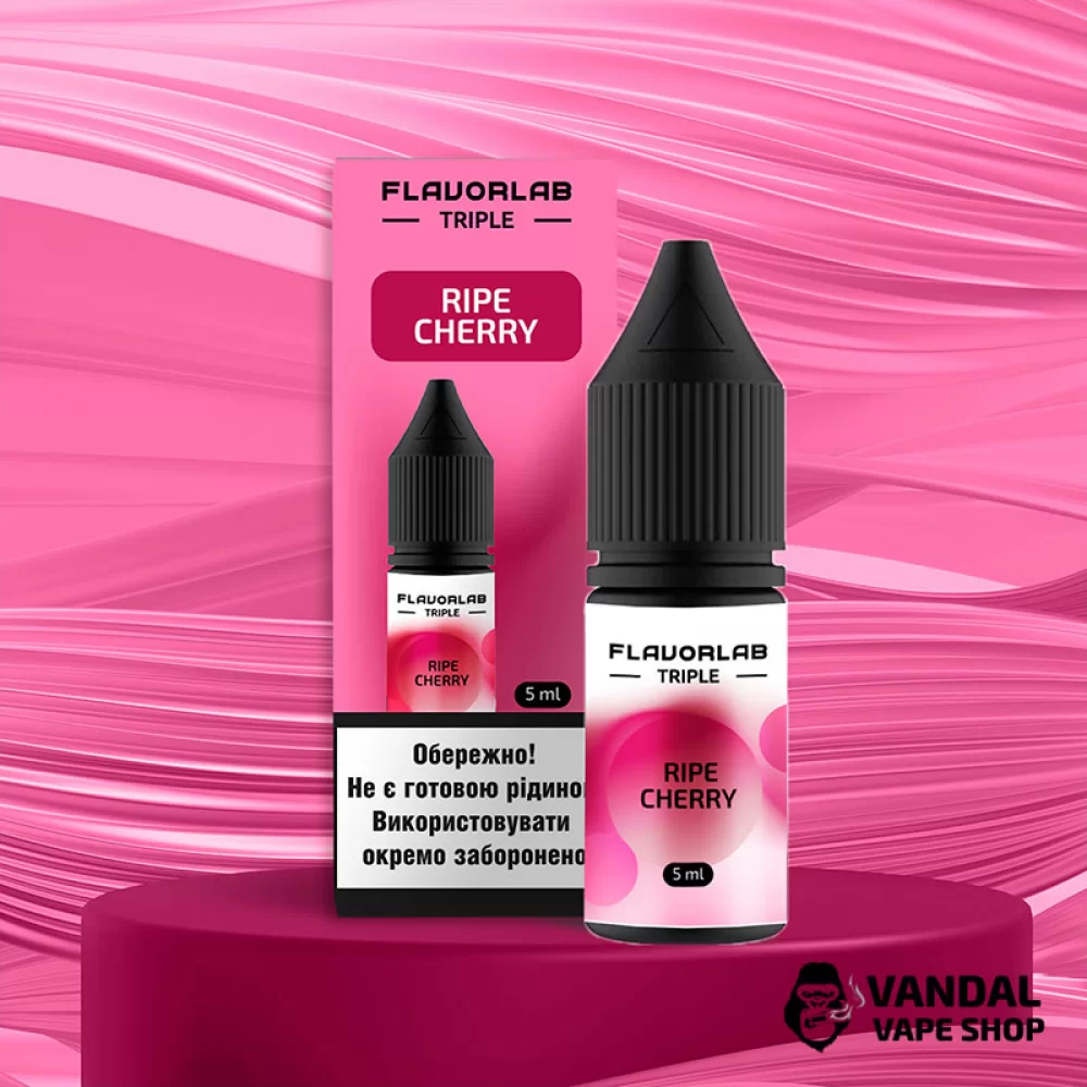 Набор для самозамеса Flavorlab Triple Strong 10 мл со вкусом спелой вишни Набор для самозамеса Flavorlab Triple Strong 10 мл со вкусом спелой вишни