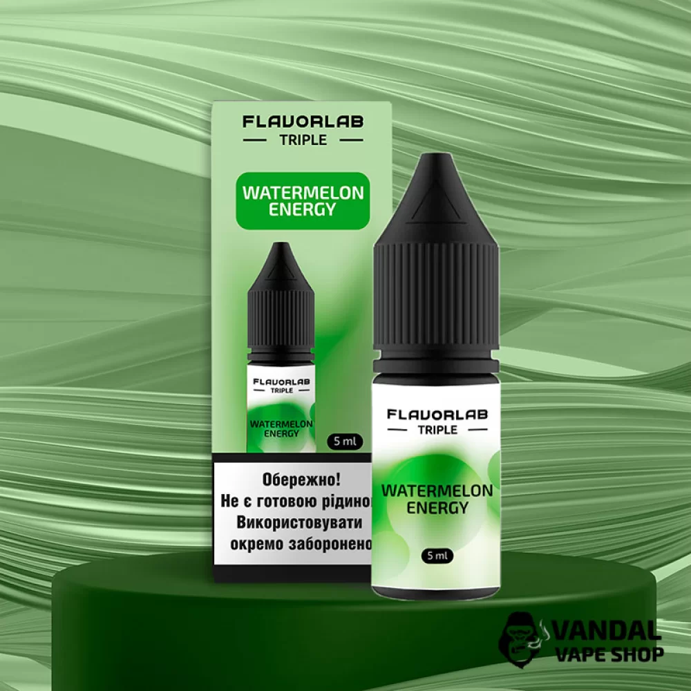 Набор для самозамеса Flavorlab Triple Strong 10 мл со вкусом энергетика с арбузом Набор для самозамеса Flavorlab Triple Strong 10 мл со вкусом энергетика с арбузом