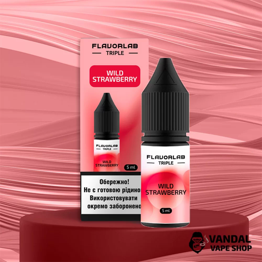 Набор для самозамеса Flavorlab Triple Strong 10 мл со вкусом земляники Набор для самозамеса Flavorlab Triple Strong 10 мл со вкусом земляники