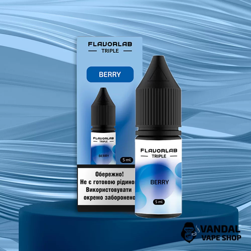 Набор для самозамеса Flavorlab Triple Strong 10 мл со вкусом ягод Набор для самозамеса Flavorlab Triple Strong 10 мл со вкусом ягод