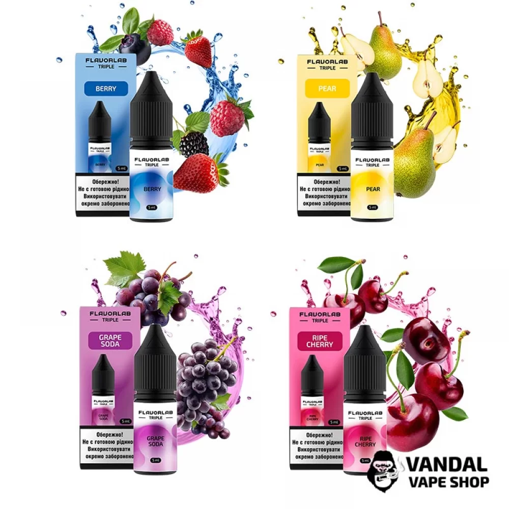 Набор для самозамеса Flavorlab Triple Strong 10 мл Набор для самозамеса Flavorlab Triple Strong 10 мл