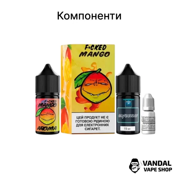 Набор для самозамеса Fucked Lab Salt 30 мл 50 мг со вкусом коли