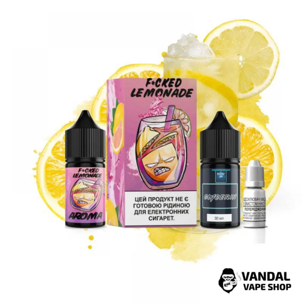 Набор для самозамеса Fucked Lab Salt 30 мл 25 мг со вкусом лимонада