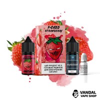 Наборы для самозамеса Fucked Lab Salt 30 мл 50 мг - Strawberry