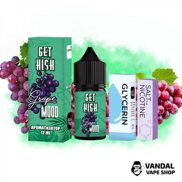 Набір для самозамісу Get High 30 мл 25 мг - зі смаком винограду.