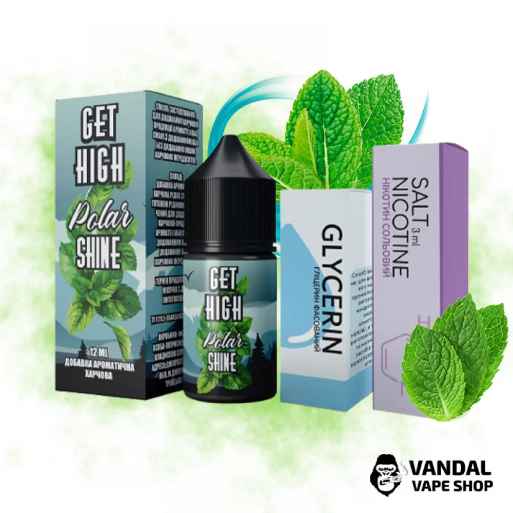 Набір для самозамісу Get High 30 мл 50 мг - зі смаком ментолу.