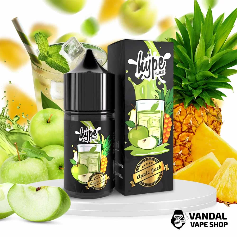 Набір для самозамісу  Hype Black 30 мл 50 мг зі смаком яблучного джеку
