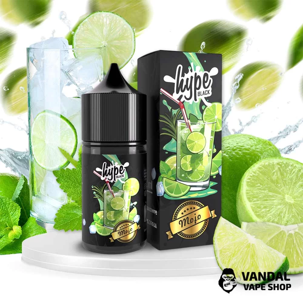 Набір для самозамісу  Hype Black 30 мл 60 мг зі смаком лимонаду з лаймом та м'ятою