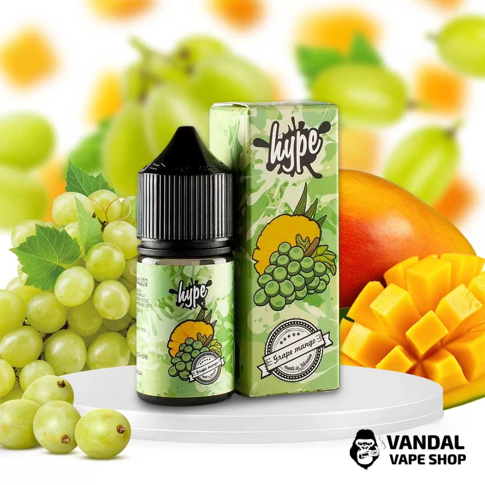 Набор для самозамеса Hype New 30 мл 50 мг со вкусом винограда с манго