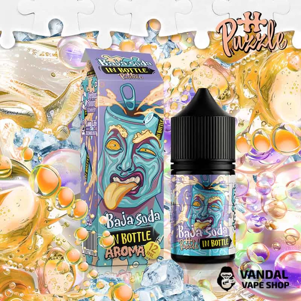 Набор для самозамеса In Bottle Salt Puzzle 30 мл 50 мг со вкусом баджа сода Набор для самозамеса In Bottle Salt Puzzle 30 мл 50 мг со вкусом баджа сода