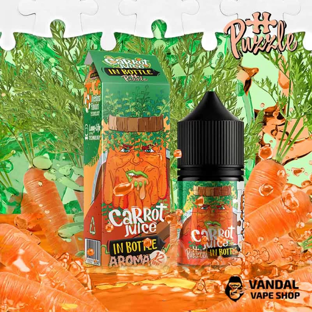 Набір для самозамісу In Bottle Salt Puzzle 30 мл 50 мг зі смаком морквяного соку