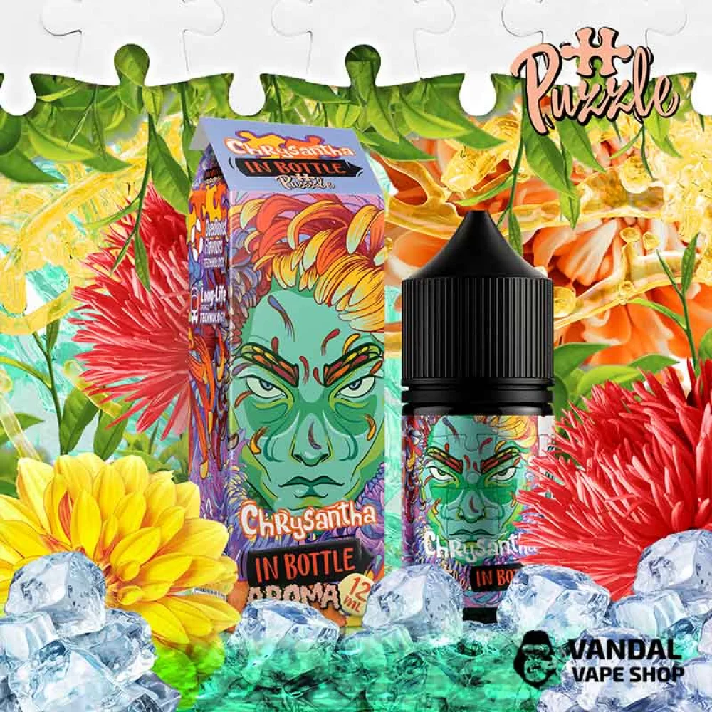 Набір для самозамісу In Bottle Salt Puzzle 30 мл 30 мг зі смаком хризантеми