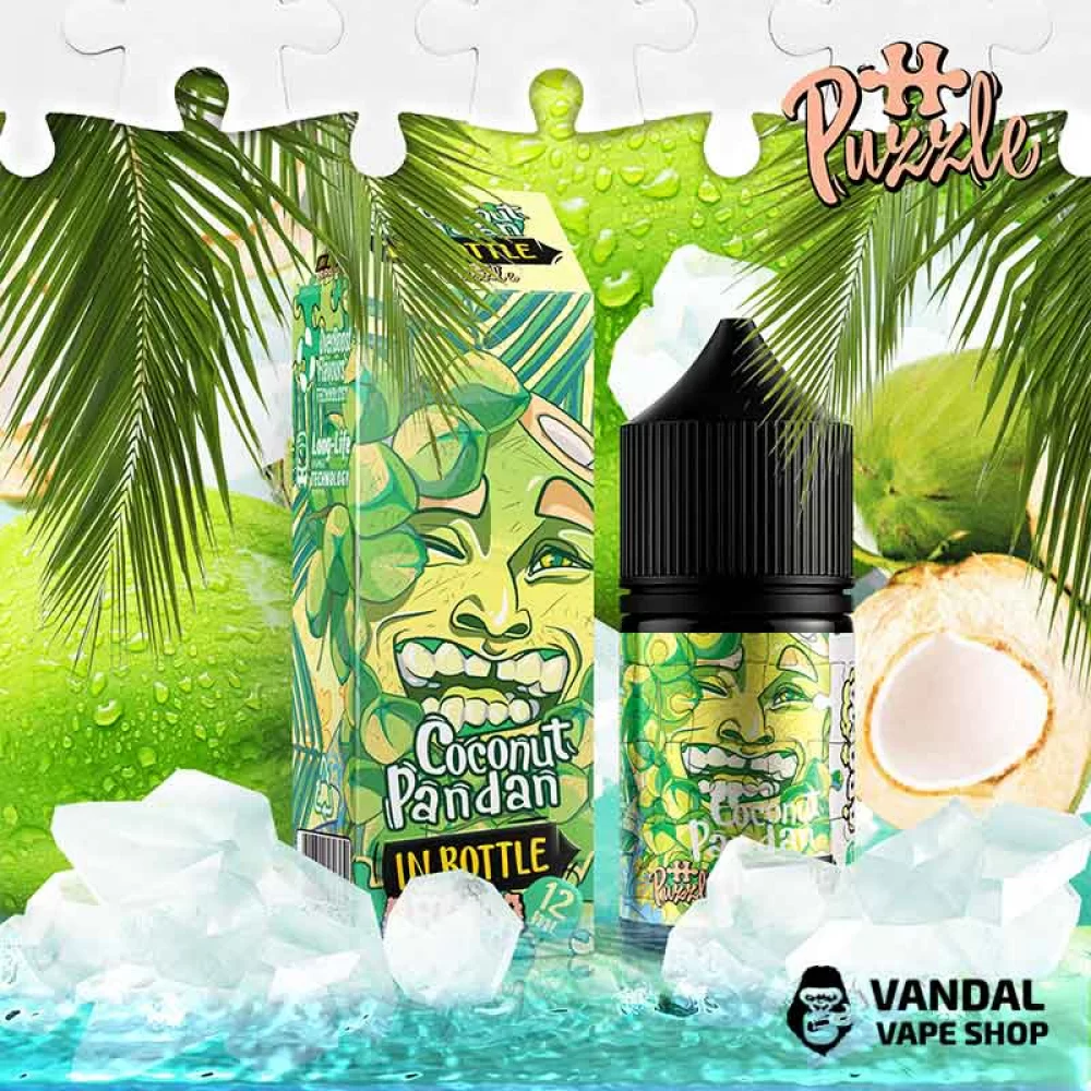 Набор для самозамеса In Bottle Salt Puzzle 30 мл 30 мг со вкусом кокоса и пандана