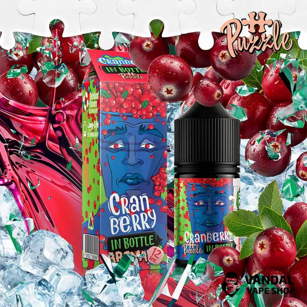 Набір для самозамісу In Bottle Salt Puzzle 30 мл 30 мг зі смаком журавлини