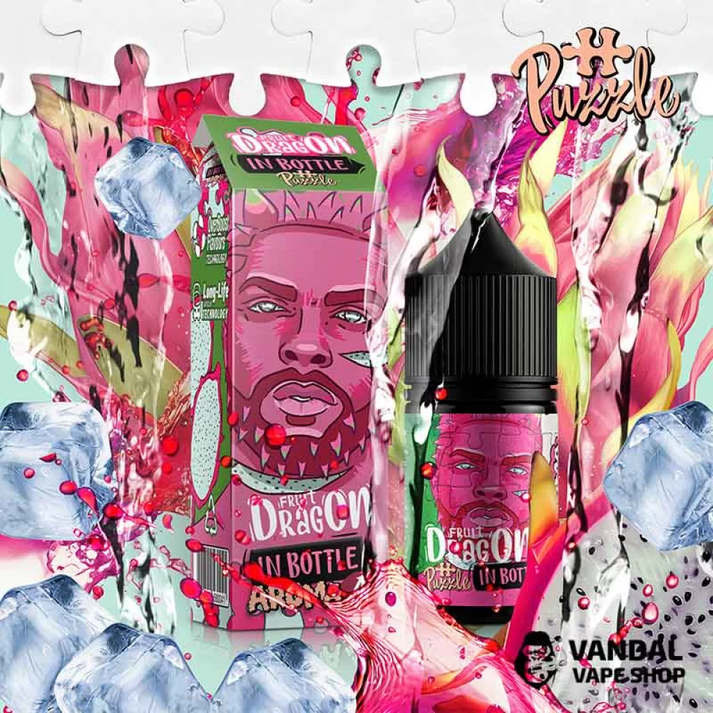 Набір для самозамісу In Bottle Salt Puzzle 30 мл 50 мг зі смаком фрукта дракона Набір для самозамісу In Bottle Salt Puzzle 30 мл 50 мг зі смаком фрукта дракона