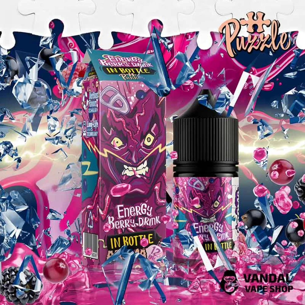 Набір для самозамісу In Bottle Salt Puzzle 30 мл 30 мг зі смаком ягідного енергетика