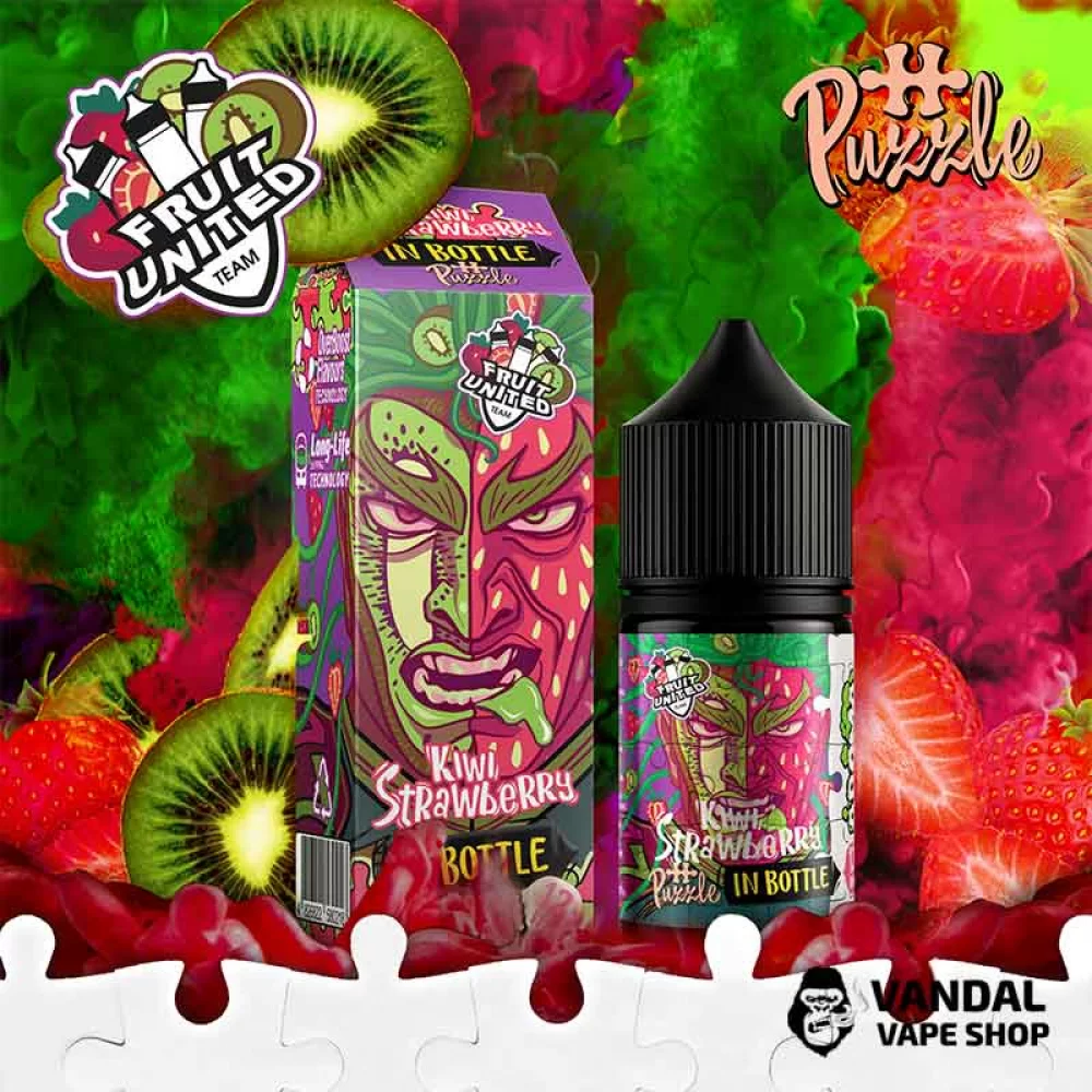 Набор для самозамеса In Bottle Salt Puzzle 30 мл 30 мг со вкусом киви и клубники Набор для самозамеса In Bottle Salt Puzzle 30 мл 30 мг со вкусом киви и клубники