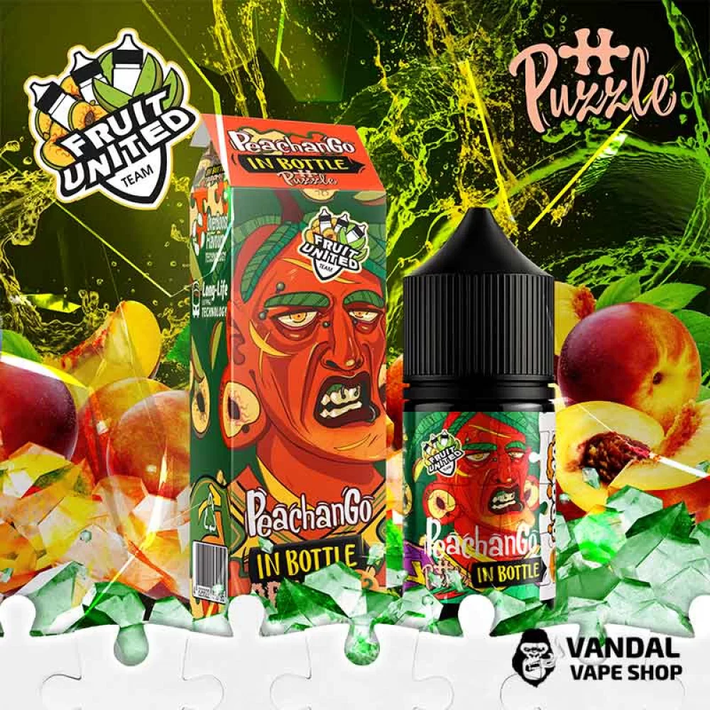 Набор для самозамеса In Bottle Salt Puzzle 30 мл 30 мг со вкусом манго и персика