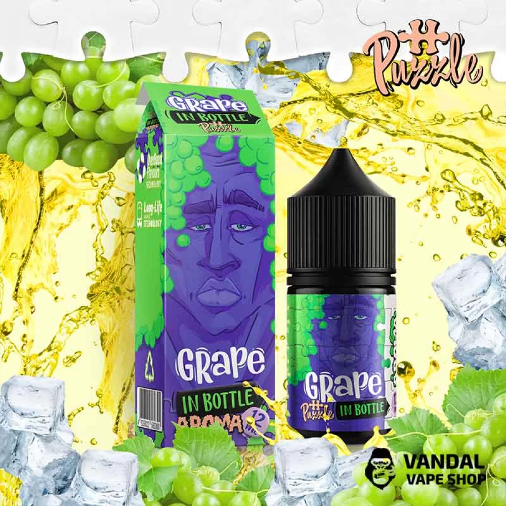 Набір для самозамісу In Bottle Salt Puzzle 30 мл 50 мг зі смаком винограду