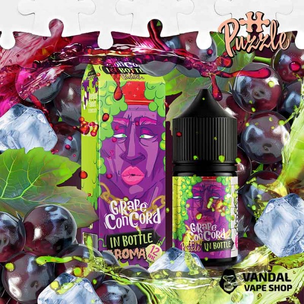 Набір для самозамісу In Bottle Salt Puzzle 30 мл 30 мг зі смаком винограду