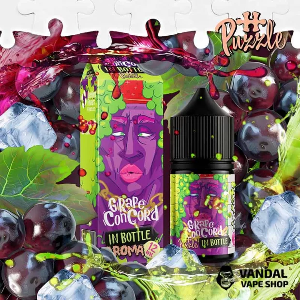 Набор для самозамеса In Bottle Salt Puzzle 30 мл 30 мг со вкусом винограда