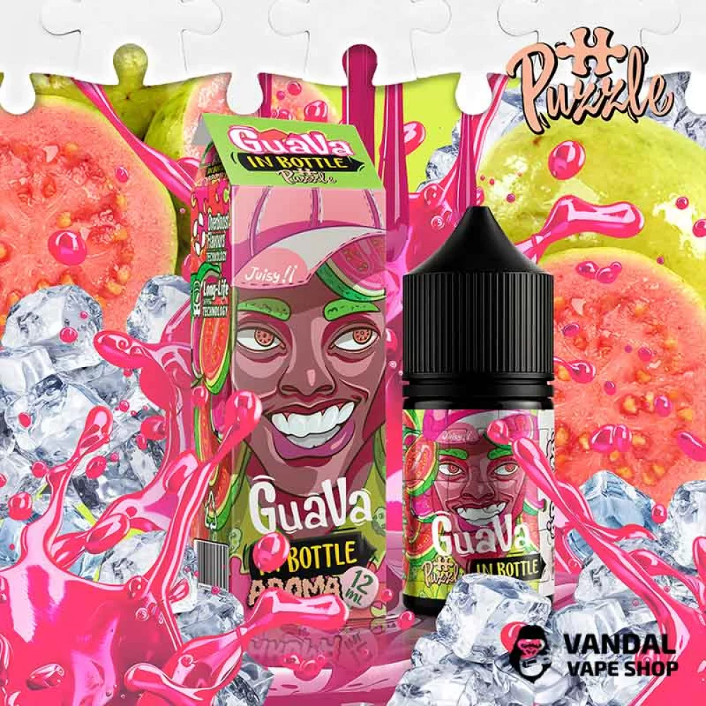 Набір для самозамісу In Bottle Salt Puzzle 30 мл 50 мг зі смаком гуави Набір для самозамісу In Bottle Salt Puzzle 30 мл 50 мг зі смаком гуави